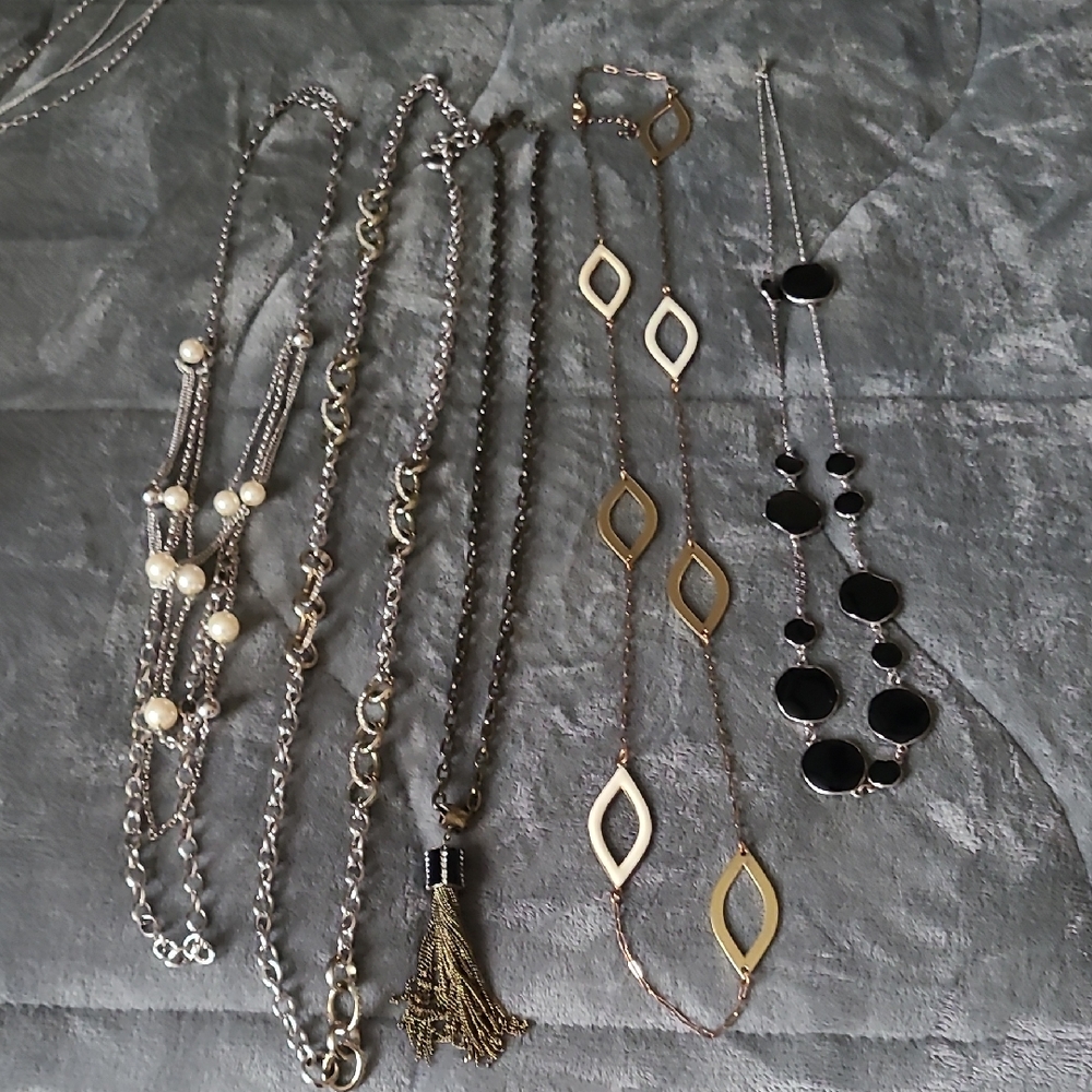 Chic Gold and Silver Necklace Collection